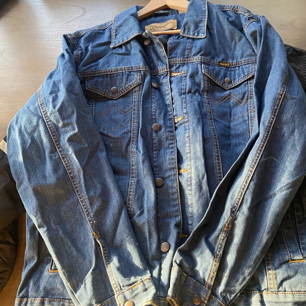 Wrangler tactical blue Jean jacket